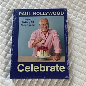 NEW Paul Hollywood Celebrate Cookbook - Navy Cover